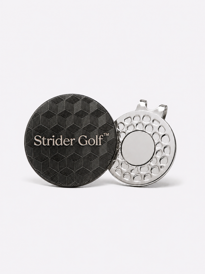 Strider Golf Ball Marker + Hat Clip